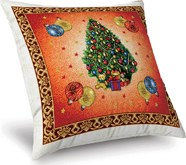Cuscino natale Vingi Ricami Alberello - 2