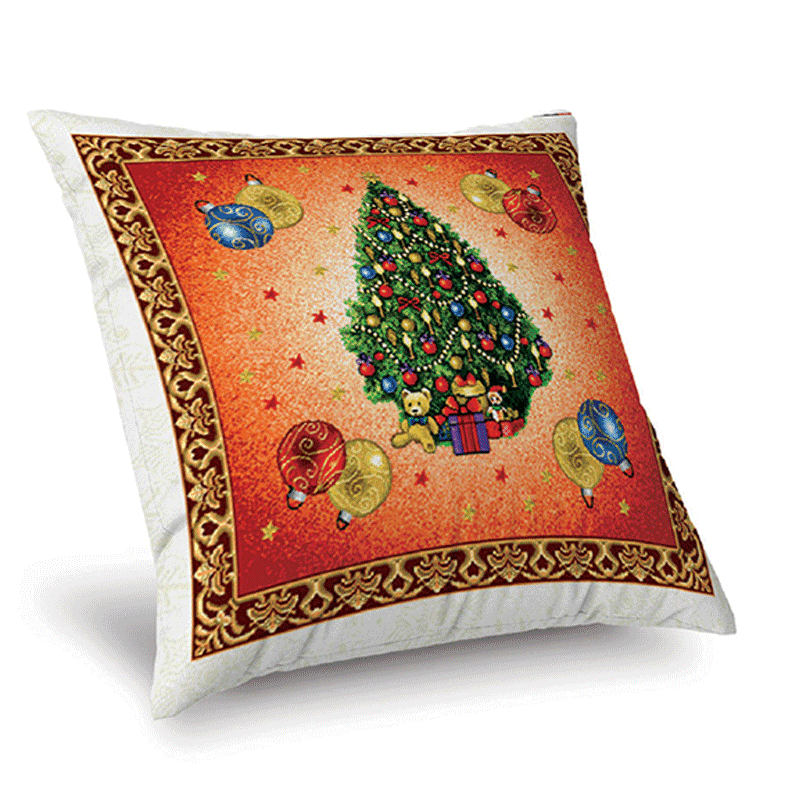 Cuscino natale Vingi Ricami Alberello - 2