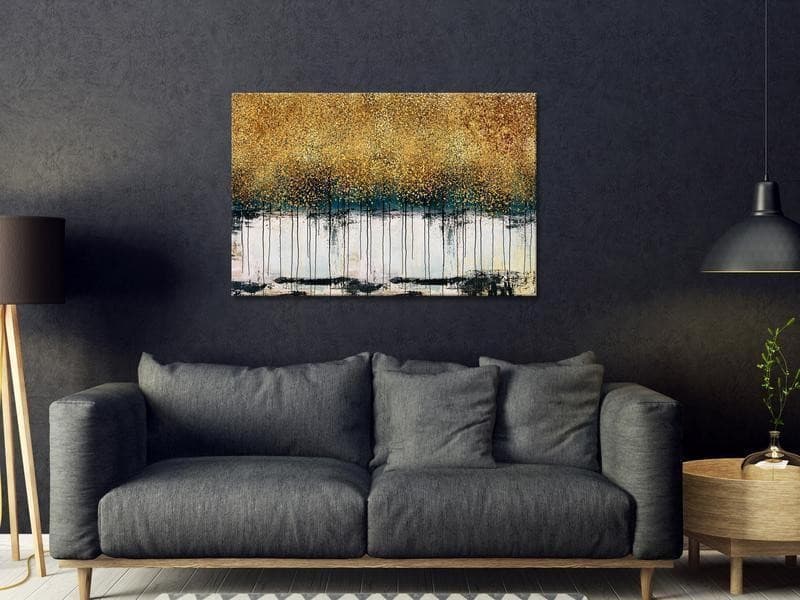 Quadro - Gilded Nature (1 Part) Wide - 2