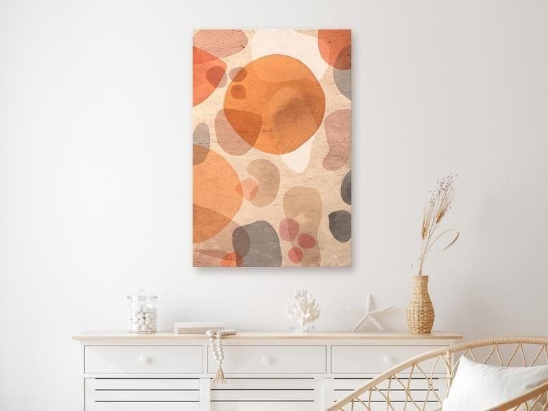Quadro - Amber Kaleidoscope (1 Part) Vertical - 2