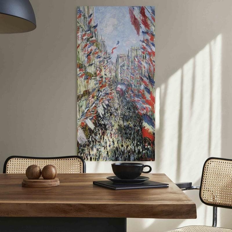 Quadro - The Rue Montorgueil Paris Celebration of June (Claude Monet) - 11