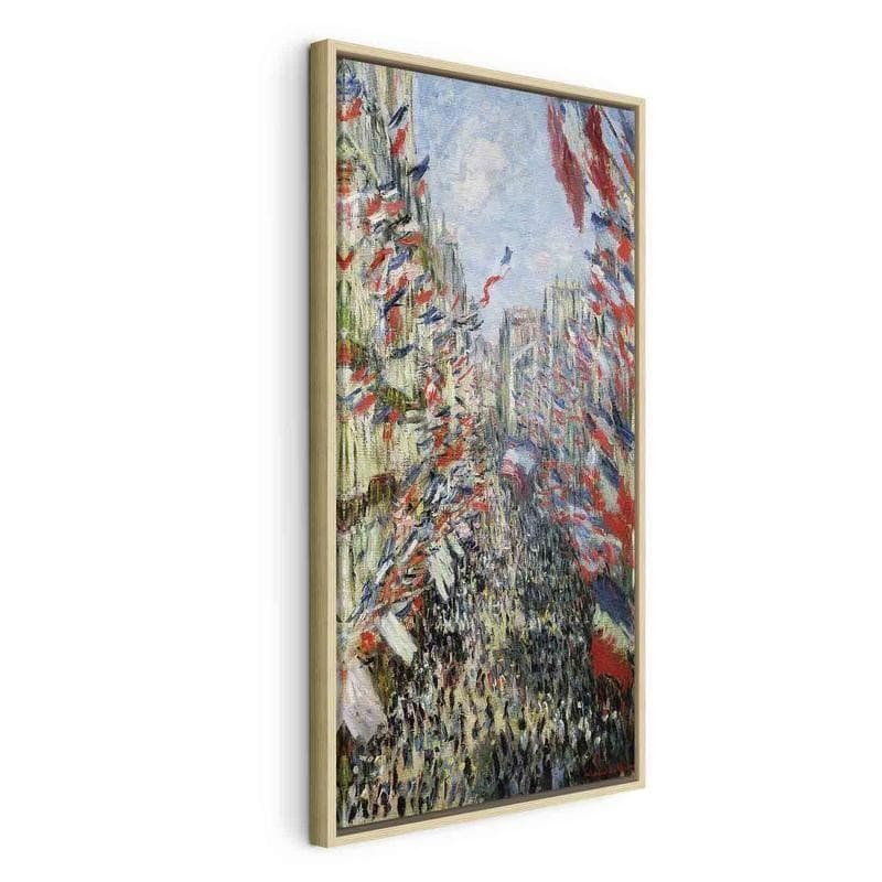 Quadro - The Rue Montorgueil Paris Celebration of June (Claude Monet) - 3