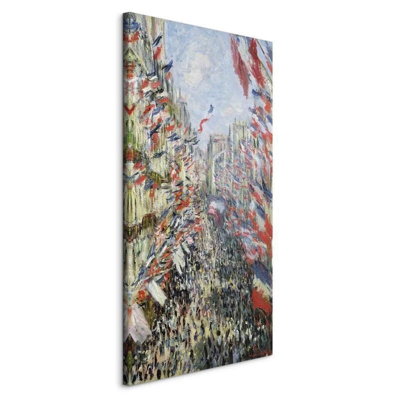 Quadro - The Rue Montorgueil Paris Celebration of June (Claude Monet) - 5