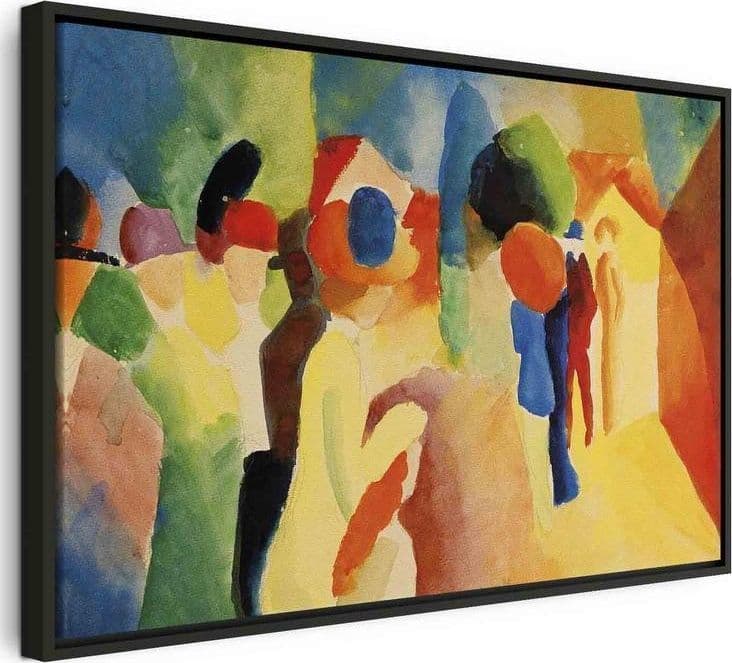 Quadro - With a Yellow Jacket (August Macke) - 23