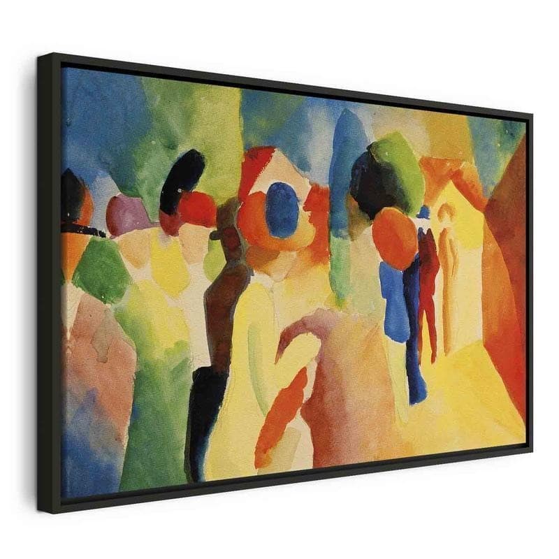Quadro - With a Yellow Jacket (August Macke) - 23