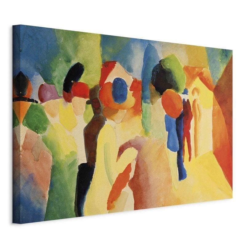 Quadro - With a Yellow Jacket (August Macke) - 22