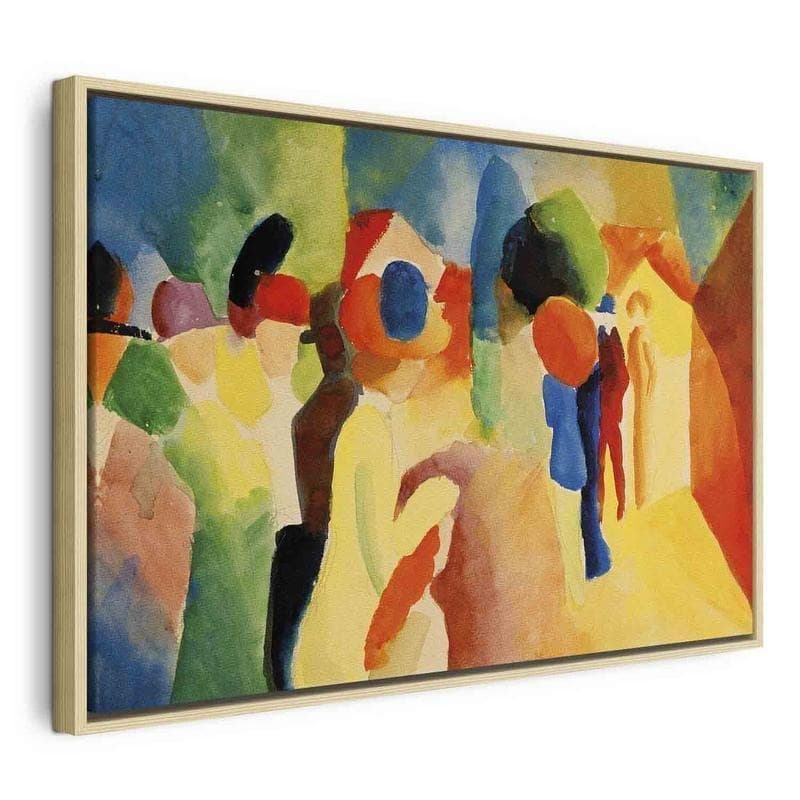 Quadro - With a Yellow Jacket (August Macke) - 24