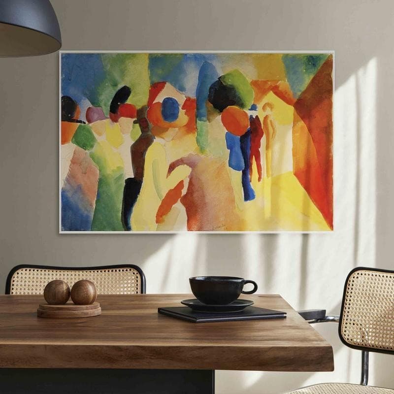 Quadro - With a Yellow Jacket (August Macke) - 11