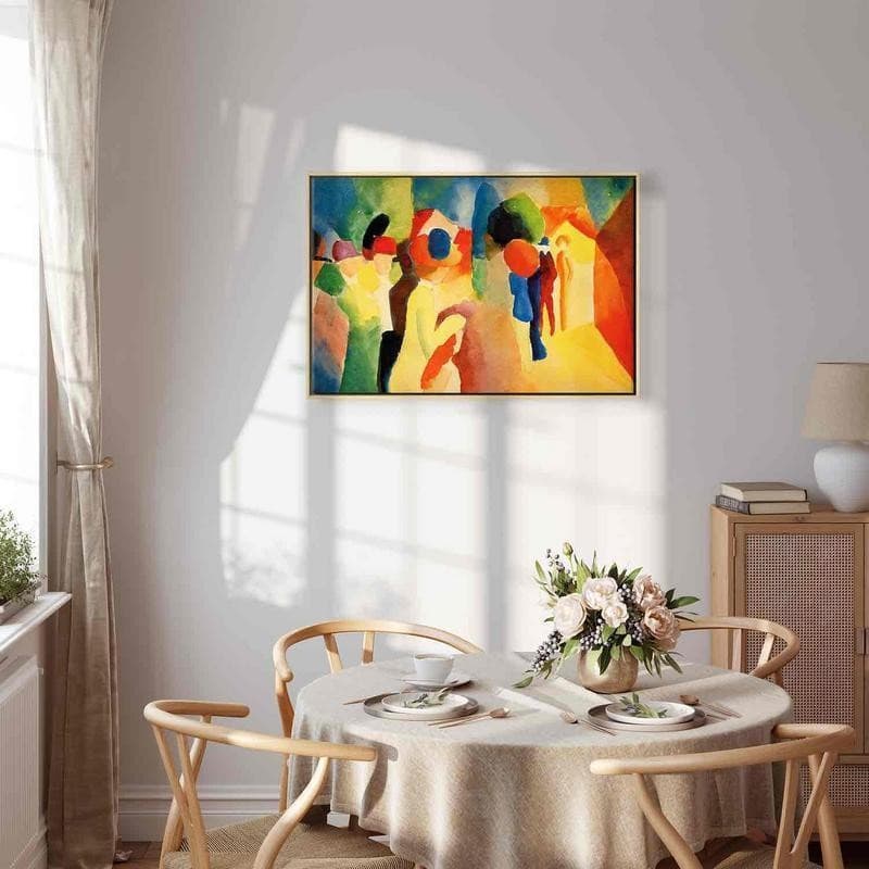 Quadro - With a Yellow Jacket (August Macke) - 12