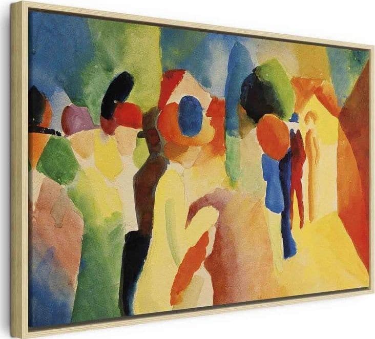 Quadro - With a Yellow Jacket (August Macke) - 3