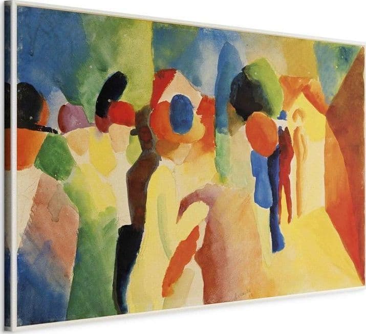 Quadro - With a Yellow Jacket (August Macke) - 5