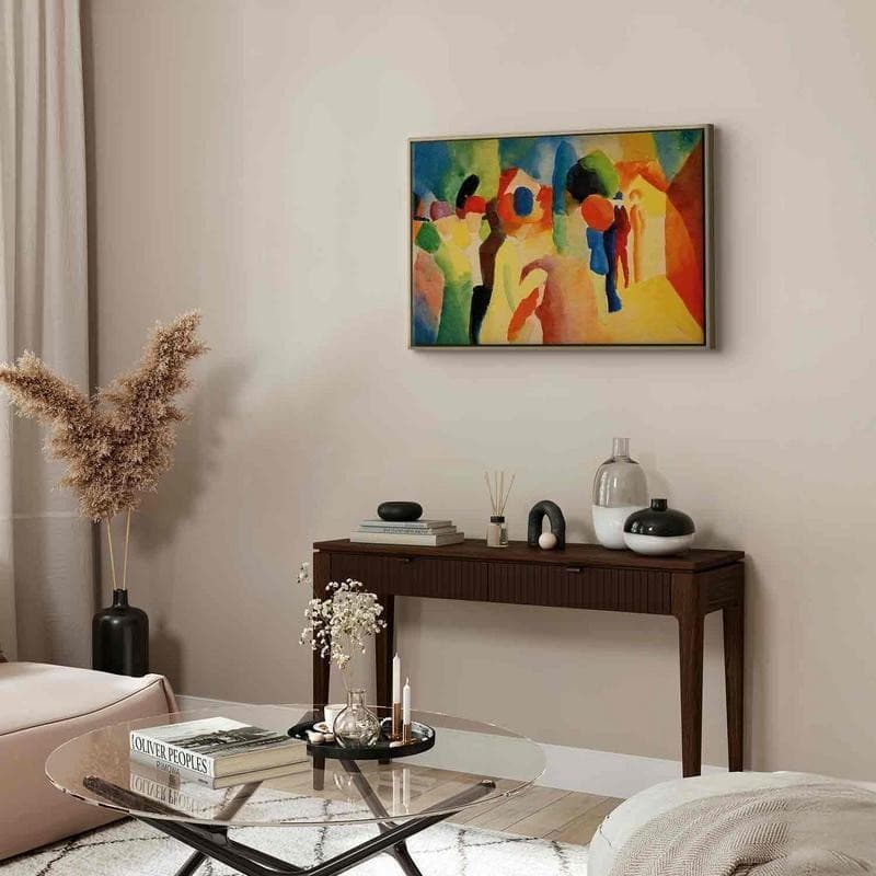 Quadro - With a Yellow Jacket (August Macke) - 6