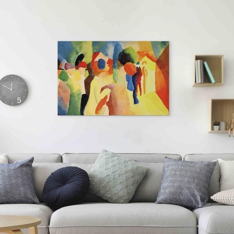 Quadro - With a Yellow Jacket (August Macke) - 8