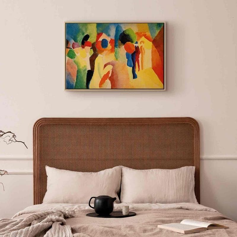 Quadro - With a Yellow Jacket (August Macke) - 9