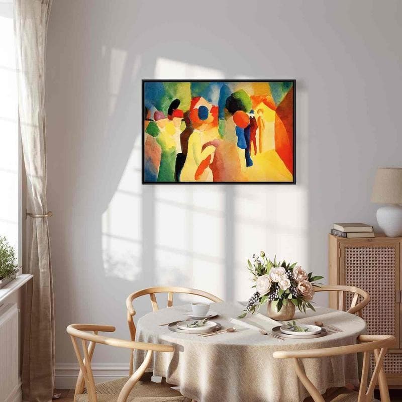 Quadro - With a Yellow Jacket (August Macke) - 10