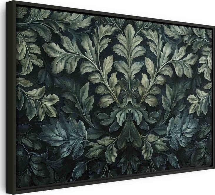 Quadro Foglie vittoriane verde scuro - 21