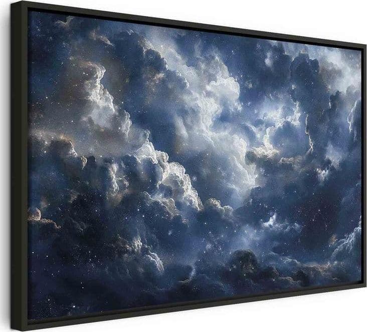 Quadro - Astronomical Wonders: Clouds and Stars in Harmonious Combination - 21