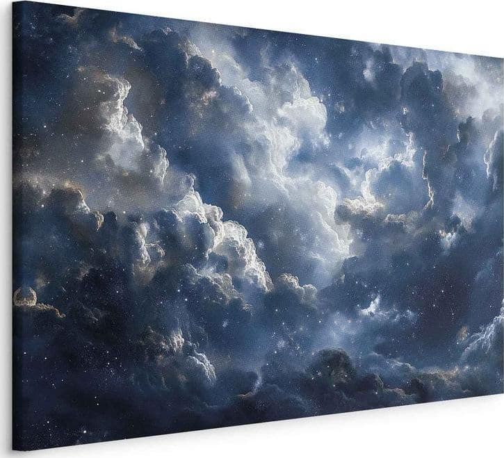 Quadro - Astronomical Wonders: Clouds and Stars in Harmonious Combination - 2
