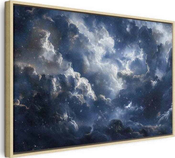 Quadro - Astronomical Wonders: Clouds and Stars in Harmonious Combination - 3