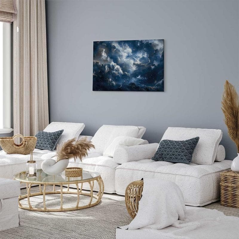 Quadro - Astronomical Wonders: Clouds and Stars in Harmonious Combination - 5