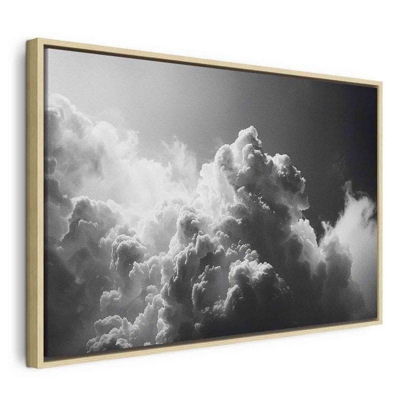 Quadro - Extraordinary Phenomenon: The Sun Illuminating Dark Clouds - 22