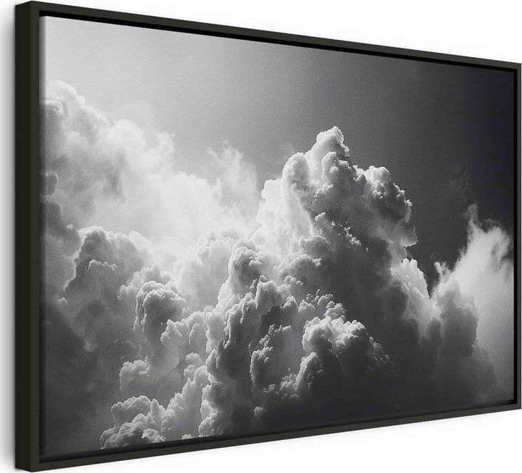 Quadro - Extraordinary Phenomenon: The Sun Illuminating Dark Clouds - 21