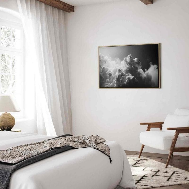 Quadro - Extraordinary Phenomenon: The Sun Illuminating Dark Clouds - 11