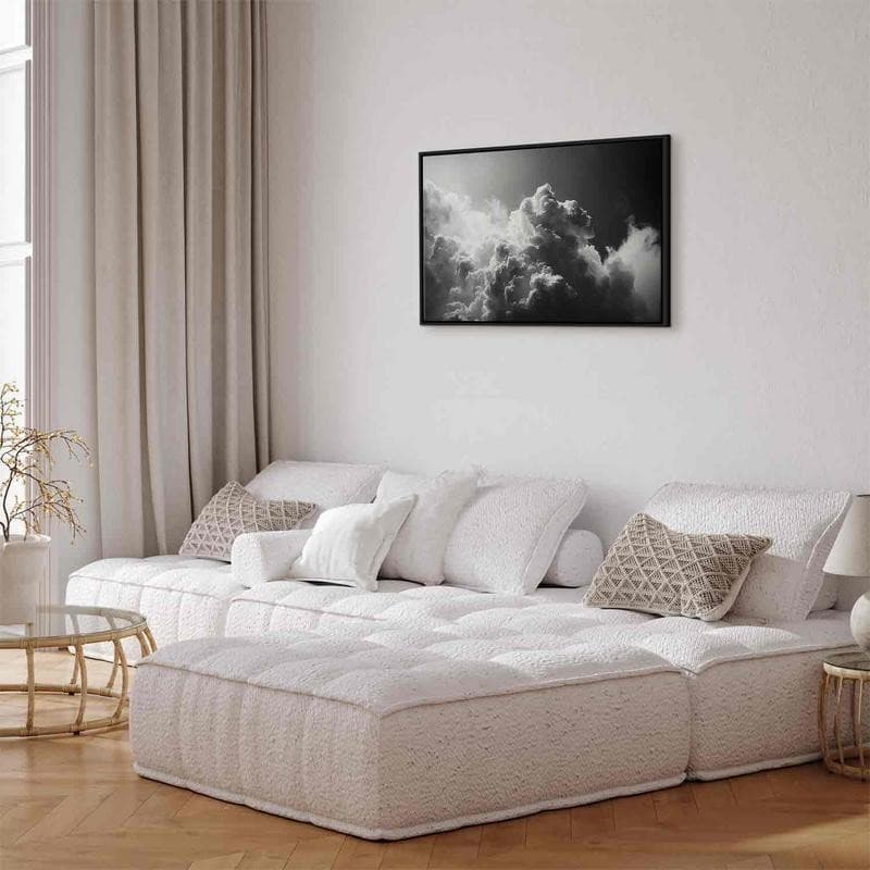 Quadro - Extraordinary Phenomenon: The Sun Illuminating Dark Clouds - 4