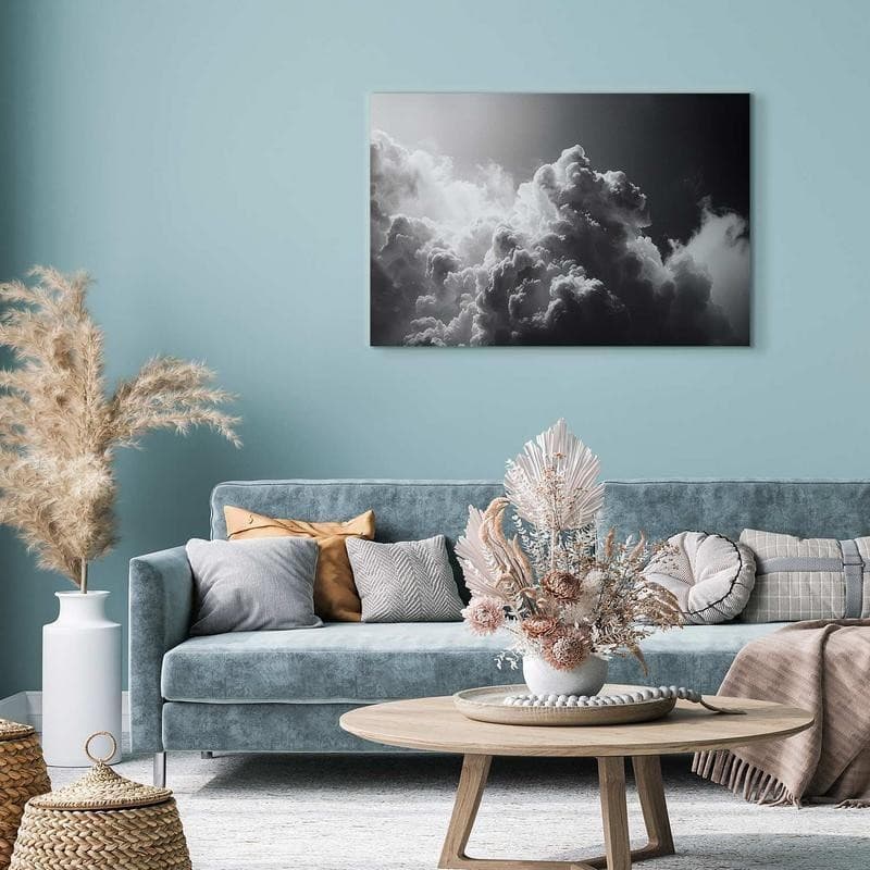 Quadro - Extraordinary Phenomenon: The Sun Illuminating Dark Clouds - 5