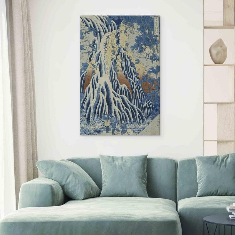 Quadro - Kirifuri Fall on Kurokami Mount from the series Shokoku Taki Meguri (A Journey to the Waterfalls of All the Pro - 11