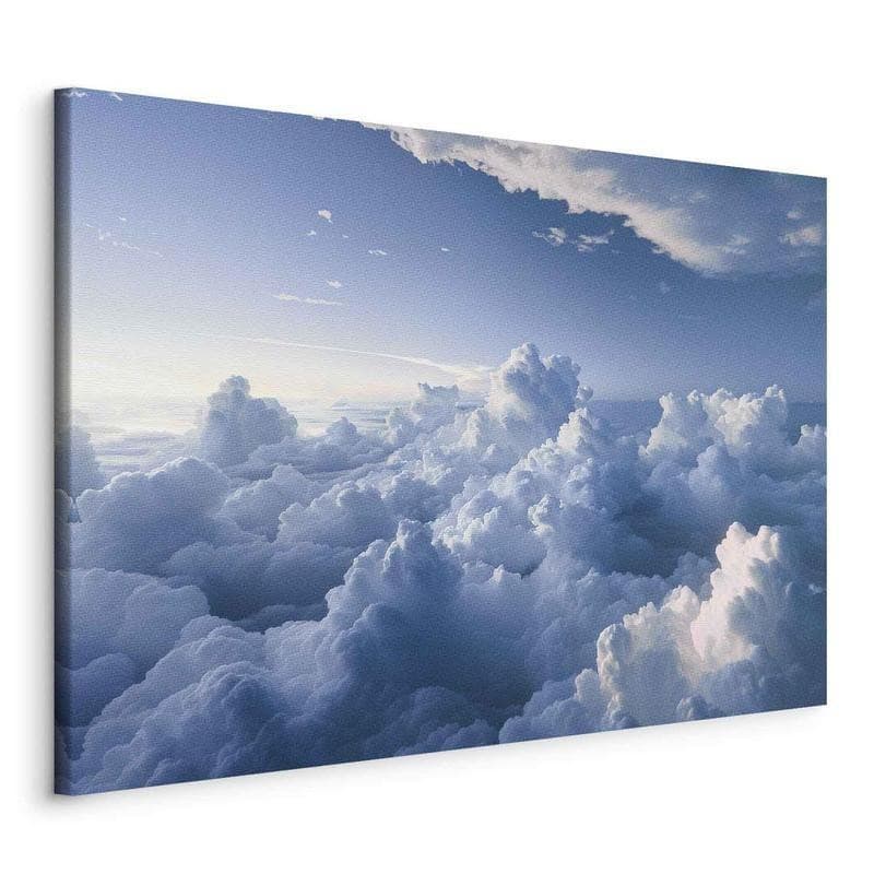 Quadro - Aerial Landscapes: Rays Lighting Up Fluffy Cloud Formations - 20