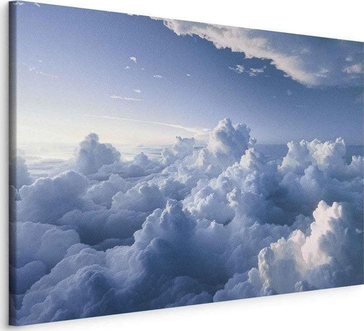 Quadro - Aerial Landscapes: Rays Lighting Up Fluffy Cloud Formations - 2
