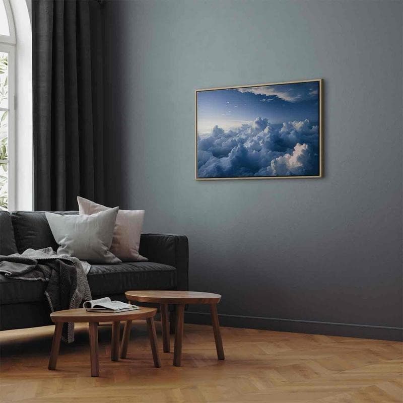 Quadro - Aerial Landscapes: Rays Lighting Up Fluffy Cloud Formations - 6