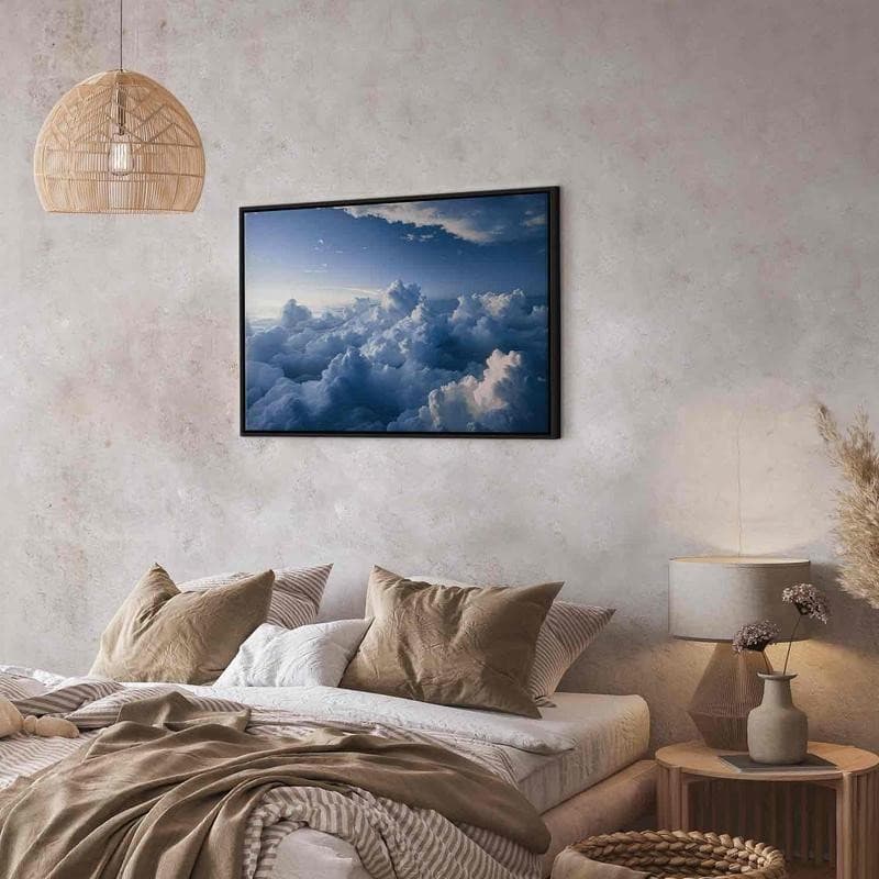 Quadro - Aerial Landscapes: Rays Lighting Up Fluffy Cloud Formations - 7