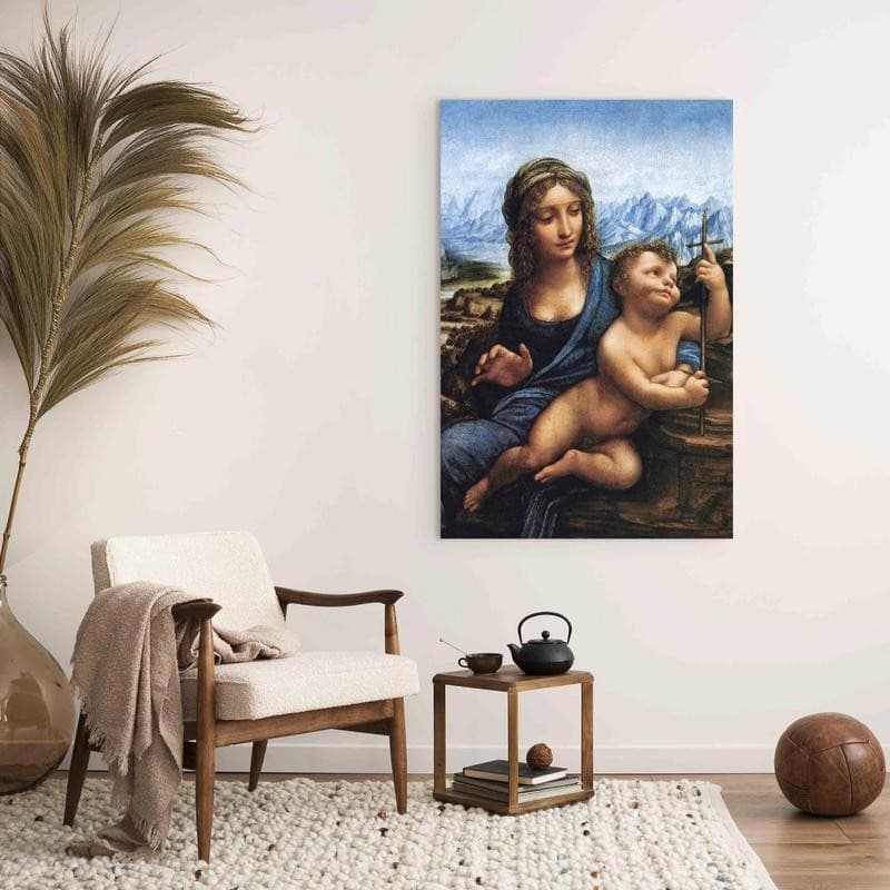 Quadro - Madonna With a Distaff (Leonardo da Vinci) - 11
