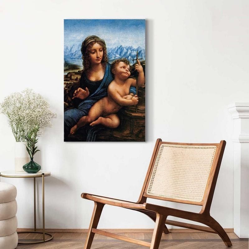 Quadro - Madonna With a Distaff (Leonardo da Vinci) - 8