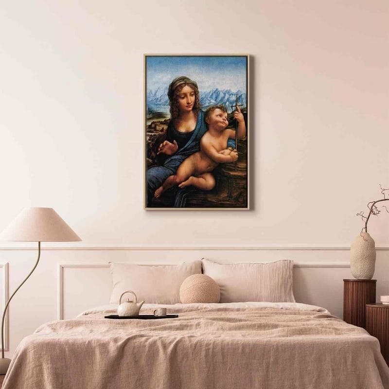 Quadro - Madonna With a Distaff (Leonardo da Vinci) - 9