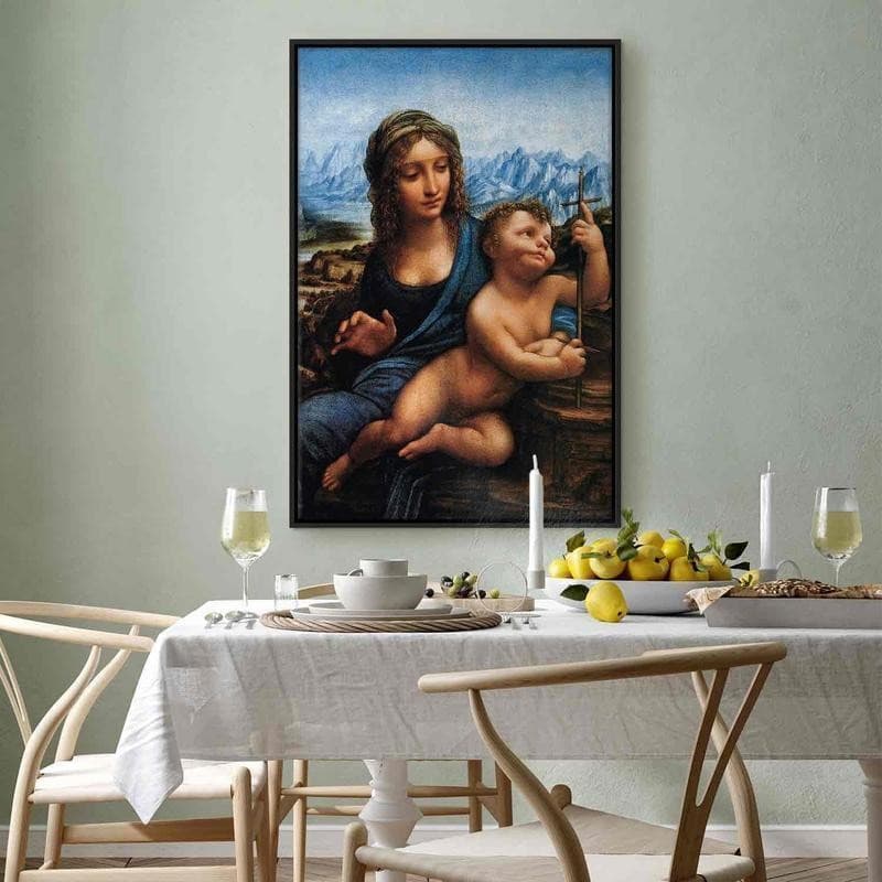 Quadro - Madonna With a Distaff (Leonardo da Vinci) - 10
