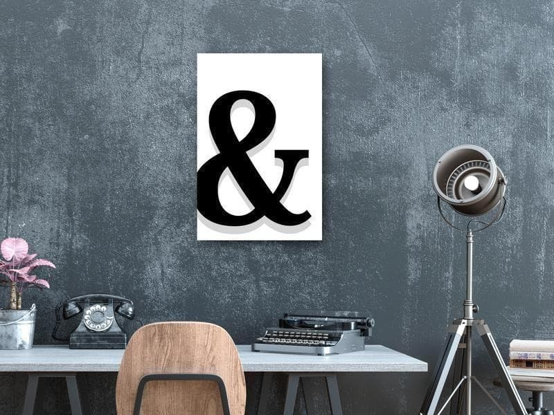 Quadro - Decorative Letter (1 Part) Vertical - 2