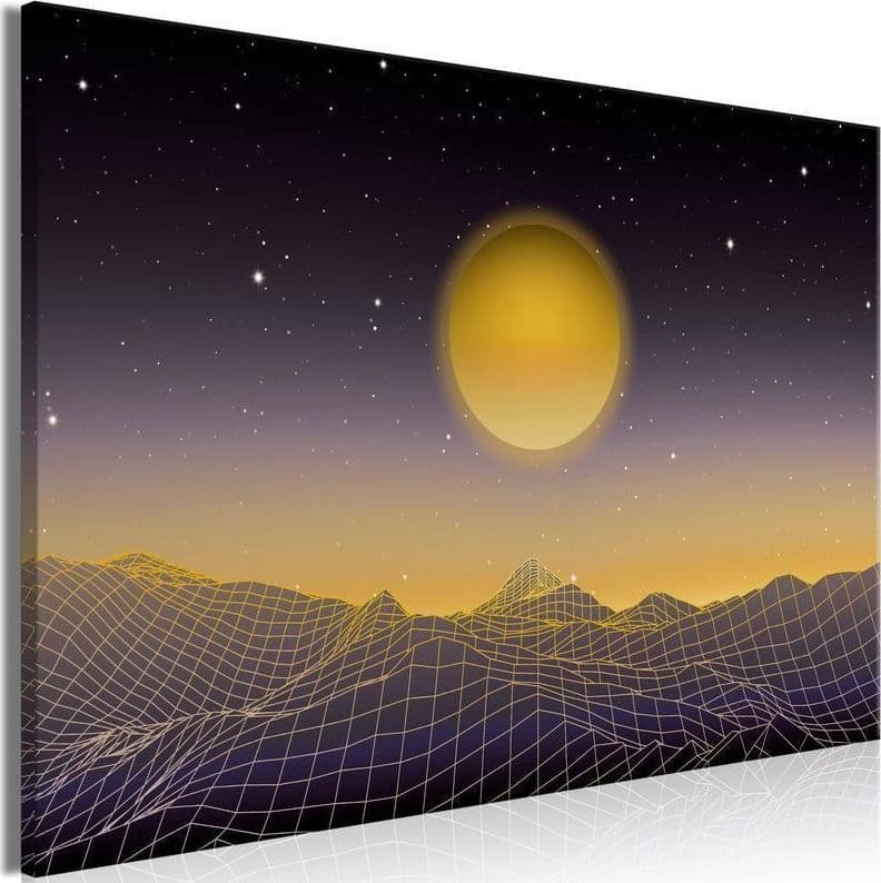 Quadro - Futuristic landscape 3 (1 Part) Wide - 6
