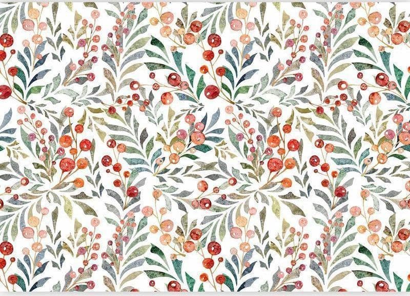 Carta da parati - Leaves of Red Berries - 5