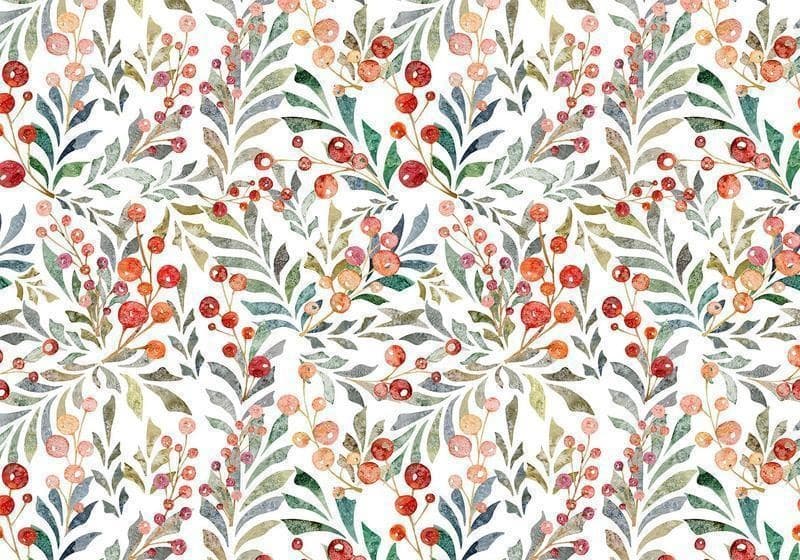 Carta da parati - Leaves of Red Berries - 6