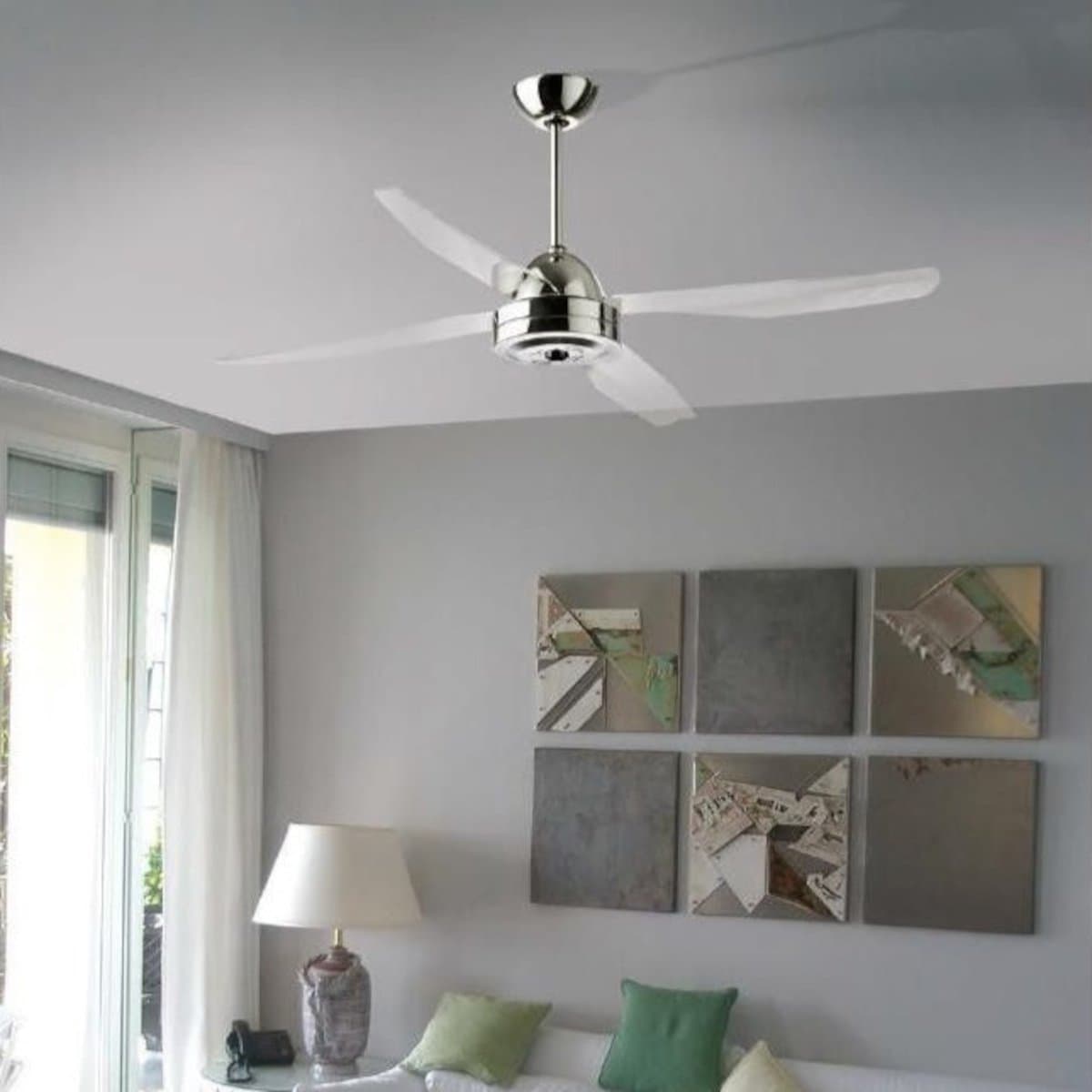 Ventilatore moderno Italexport LIBELLULA 5660 senza luce soffitto - 3