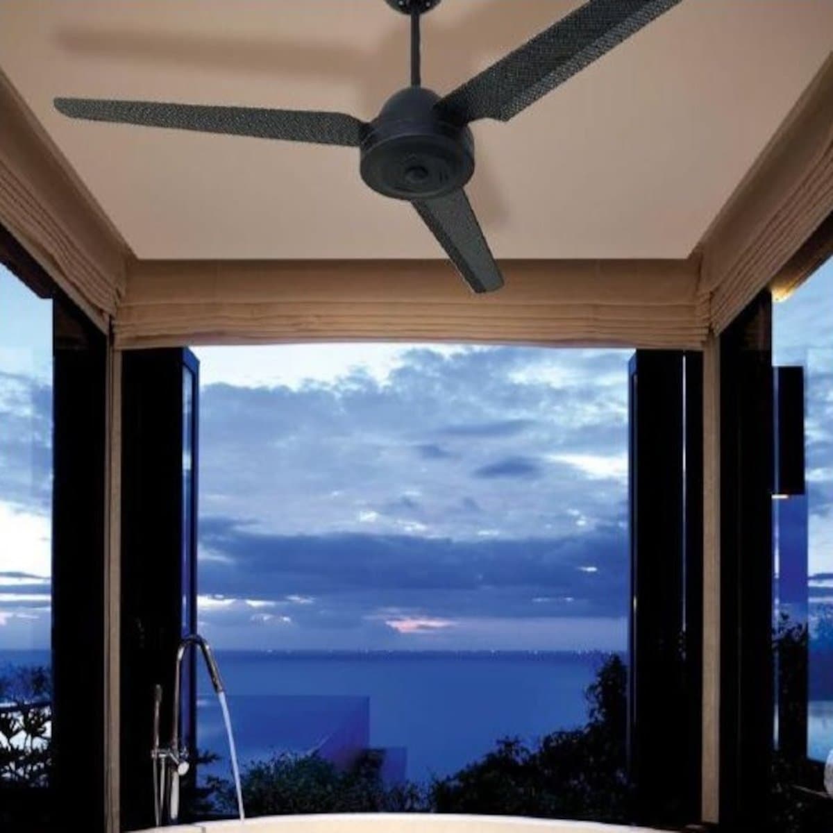Ventilatore moderno Italexport  BLACK LIBELLULA 5701 senza lucesoffitto - 2
