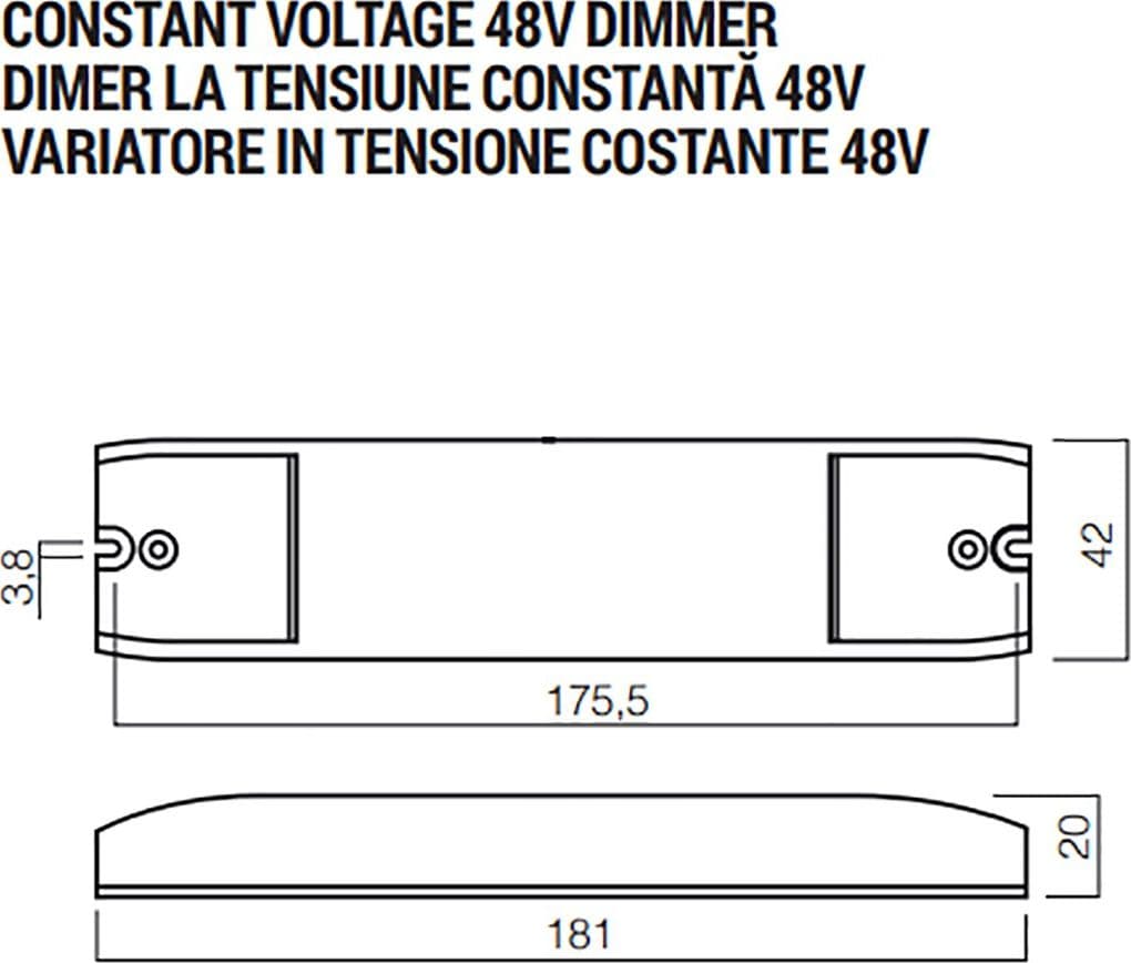 Centralina dimmerabile Redo Group OTI DALI DIM 1-4CH D 240W IP20 FREEDOM - 2