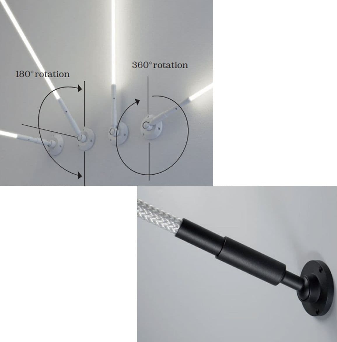 Striscia flessibile led Redo Group FREEDOM 360 90W NERO 10MT illuminazione diffusa parete soffitto - 6