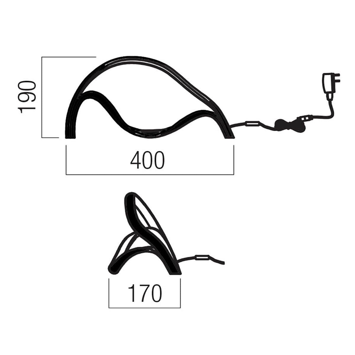 Abat-jour led Redo Group TEMPEST 01-3602 01-3600 840LM 3000K lampada tavolo moderna touch dimmerabile - 6