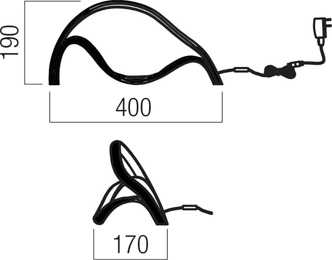 Abat-jour led Redo Group TEMPEST 01-3602 01-3600 840LM 3000K lampada tavolo moderna touch dimmerabile - 3