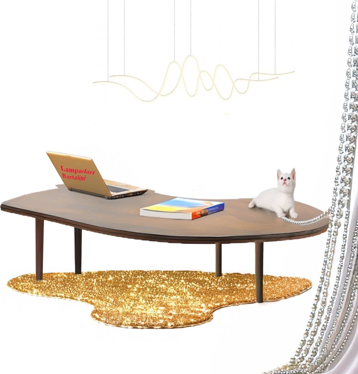 Lampadario led Redo Group IMPULS 01-3622 4760LM 3000K lampada soffitto sospensione classica dimmerabile - 2