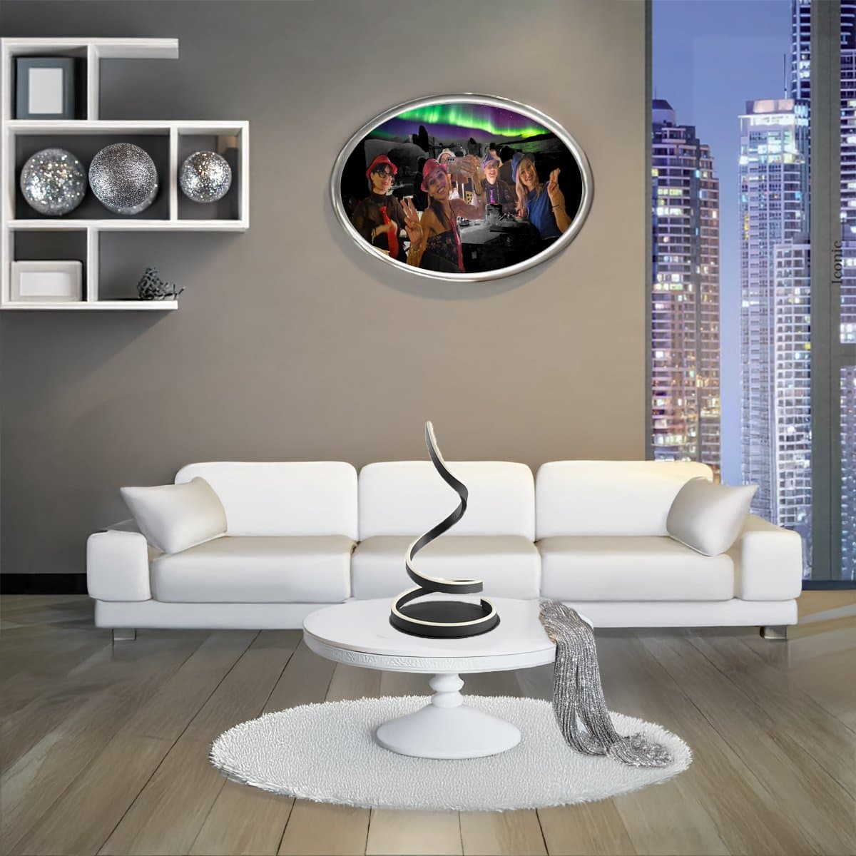 Abat-jour led Redo Group SCROLL 01-4278 4280 LED CCT lampada tavolo moderna dimmerabile - 2